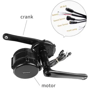 Bafang bbs01 36v 48v 250w 350w bbs02 500w 750w mid motor kit electric bicycle motor ebike conversion kit