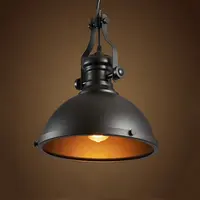 Vintage Edison Industrial Lamp 220V Retro Iron Pendant Light