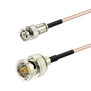 Mini BNC mâle vers BNC mâle RG179, câble de 75ohm, 2m pour caméra vidéo 3G HD SDI