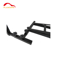 Simulateur de course PRO avec support TV, support de roue de course réglable pour Logitech Fanatec Thrustmaster T500RS T300RS