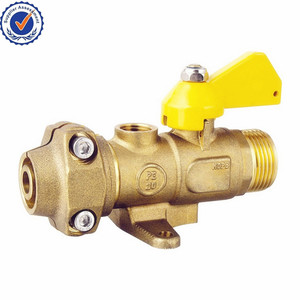 la valvola standard della sfera del getto ha gettato il prezzo di ottone di ottima qualità wcb - Product Image 1