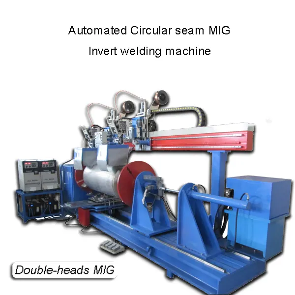 Máquina de soldadura con inversor MIG de costura circular automatizada