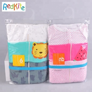 O-cuello monos del bebé 100% historieta del algodón Pijama de manga larga cremallera ropa sueño - Product Image 6