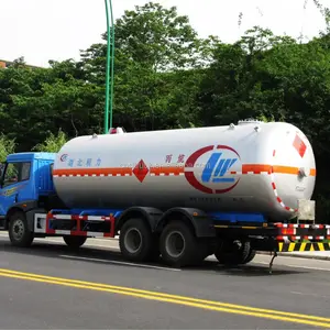 6x4 液化气体罐车 34.5CBM 运输油罐车