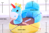 Échantillon gratuit peluche dragon abeille cheval chien enfants animal canapé chaise/peluche bébé animal canapé chaise/peluche enfant animal chaise