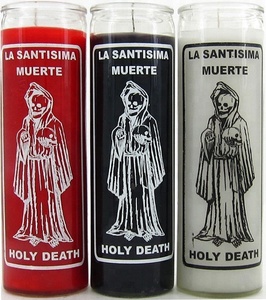 Vela Votiva Mexicana de Cera de Parafina Hecha a Mano con Intenciones de Oración para Decoración Navideña del Hogar - Product Image 1