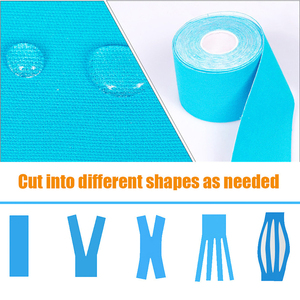 Bande de kinésiologie de 5 cm, élastoplaste athlétique, récupération sportive, <span class=keywords><strong>strapping</strong></span>, gym, imperméable, tennis, soulagement de la douleur musculaire, bandage - Product Image 6