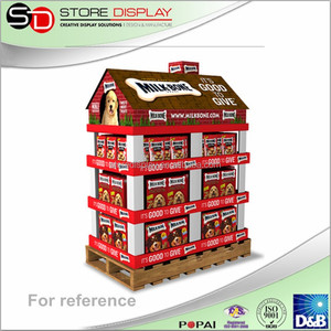 Vuelos de comida de perro de pantalla soporte juguetes para mascotas juguetes para pantalla soporte 4 cara de chocolate/chocolate cookies paleta display bin - Product Image 3