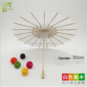 Décoration japonaise en papier huile, 1 pièce, artisanat fait à la main, fabrication de parapluie - Product Image 2
