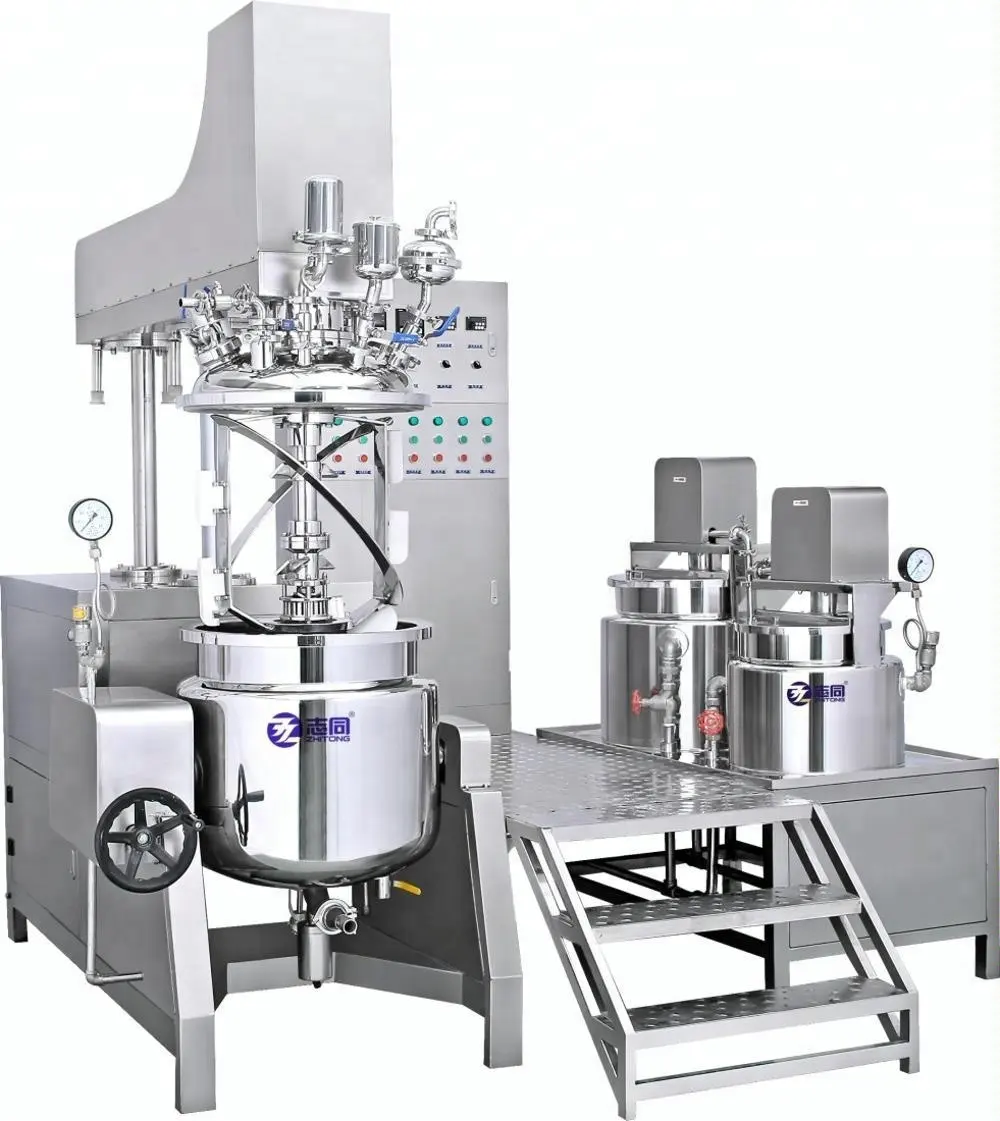 ZT 200L cosmetics product line hydraulic lifting emulsifying machine