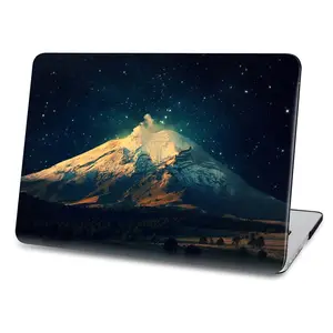 Preço de atacado alta montanha imagem protetora laptop emborrachado hard case para macbook pro 13