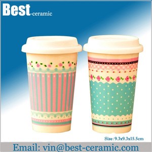 Double paroi <span class=keywords><strong>starbucks</strong></span> tasse à café <span class=keywords><strong>en</strong></span> céramique sans poignée. - Product Image 1