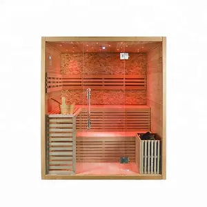 4 person finland indoor steam sauna room