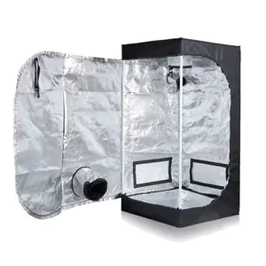 Metallo idroponico in acciaio coltiva scatola/coltiva armadio/armadietto copertura Mylar 600D materiale facilmente assemblato serre <span class=keywords><strong>da</strong></span> giardino pianta coltivazione - Product Image 1
