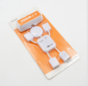 Generic Xách Tay Dễ Thương USB 2.0 Con Người Robot Hình Dạng Người Đàn Ông 4 Cổng tốc độ Cao Mini Hub - Product Image 3