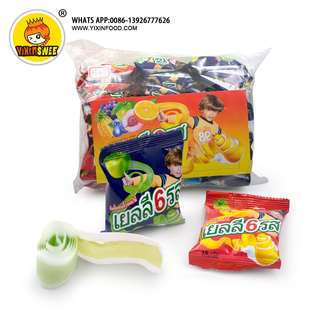 Loly strawberry flavor bubble gum