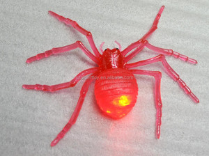 Halloween Promotion Gifts <strong>Plastic</strong> <strong>Spider</strong> Led Flashing Toy - Product Image 4