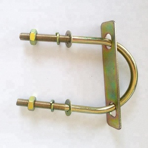 M16 الكربون الصلب الباردة الضغط مربع <span class=keywords><strong>U</strong></span> مشبك أنابيب الترباس للجرارات - Product Image 2