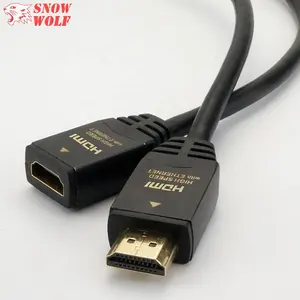 1ft 3ft 6ft Ultra HD 4K @ 60Hz HDMI 2.0 erkek Kadın Kablo Yüksek Hızlı HDMI 2.0 Uzatma kablo