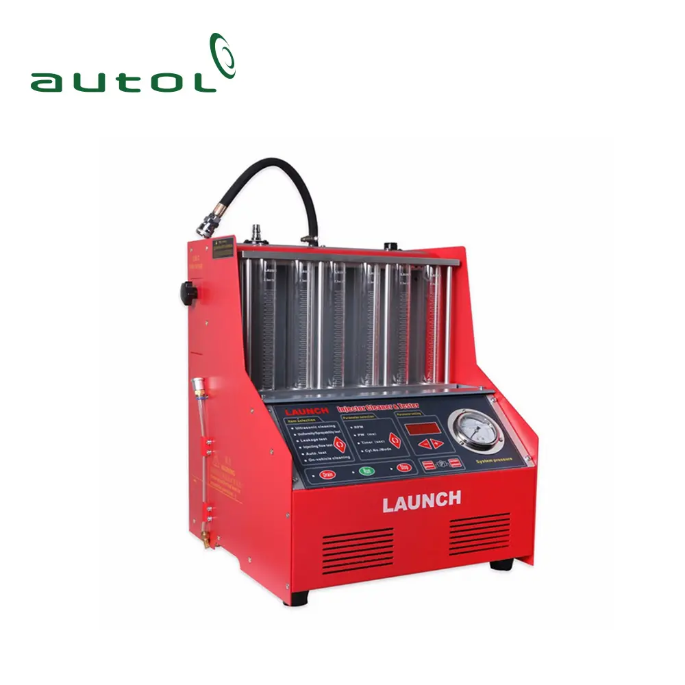 Lancio CNC602A iniettore prova di flusso originale Del Lancio CNC 602A Ad Ultrasuoni Fuel Injector Cleaner & Tester