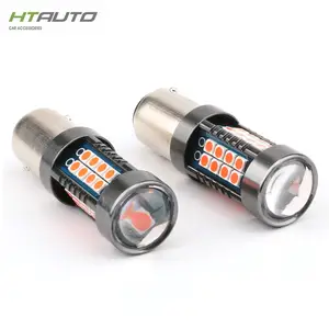 HTAUTO جديد 36W 3030SMD الأحمر 1157 Bay15d أدى صاعق ومّاض مصباح ليد لمبة سيارة ضوء الفرامل LED