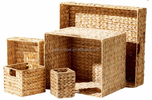 JY <strong>Basket</strong> Manufacturer Handcrafted Custom Made Water Hyacinth <strong>Wicker</strong> Seagrass <strong>Storage</strong> <strong>Basket</strong> - Product Image 2