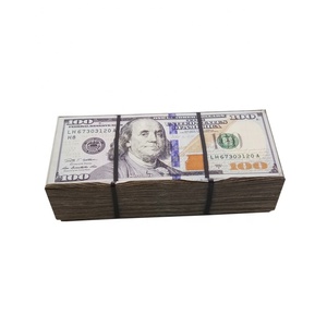 Custom Printed Unique Luxury 2 Piece Lid And Base US Money Dollars Paper Packaging Gift Box for gift pack