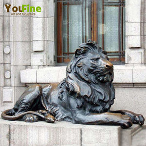 YOUFINE - Estatua de Leones HSBC de Bronce de Tamaño Real, Fundición de Alta Calidad - Product Image 2