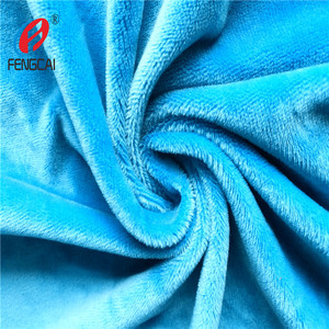 Tissu en <span class=keywords><strong>peluche</strong></span> courte 100 % polyester Minky, imperméable, respirant, ignifuge, brossé, tricoté chaîne, pour couverture <span class=keywords><strong>et</strong></span> jouet de bébé - Product Image 1