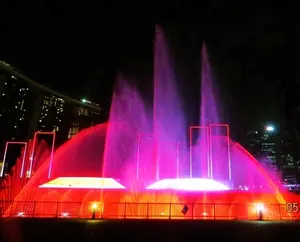 Stage musical fountain system dancing & music water fountain in Singapore