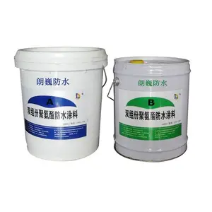 One/Two Component Polyurethane Colored Liquid Waterproof Coating for Roofing