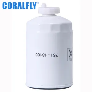 Coralfly 751-18100Diesel Filter Fuel Water Separator 751-18100