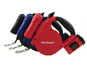 5M 9pcs correa de perro súper LED ligera con dispensador de bolsas de basura, Correa LED con bolsa, correa retráctil y plomo para perro - Product Image 3