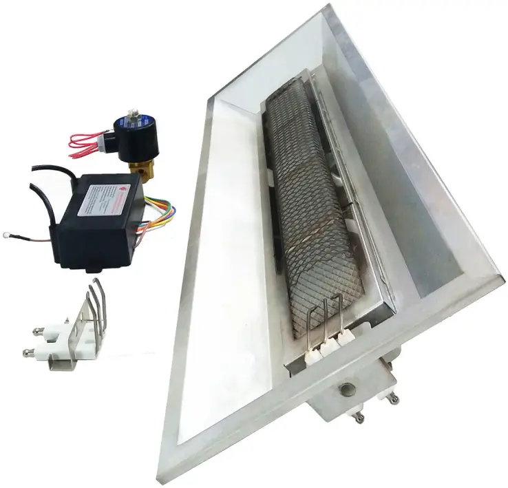 CE 7KW high heat output hanging automatic infrared catalytic gas heater lamp for poultry