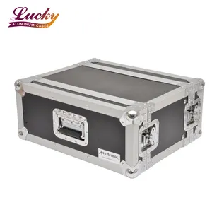 19 ''INCH 4U SHALLOW FLIGHTCASE PA DJ AUDIO EQUIPMENT RACK CASE