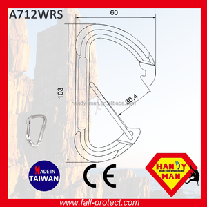 Mosquetón de Aluminio para Escalada en Roca A712WRS, Ligero y Robusto, para Uso en Exteriores - Product Image 4