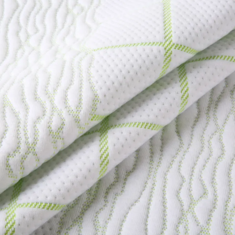 Flame Retardant Memory jacquard pillow cushion aloe vera 600d thin waterproof polyester fabric