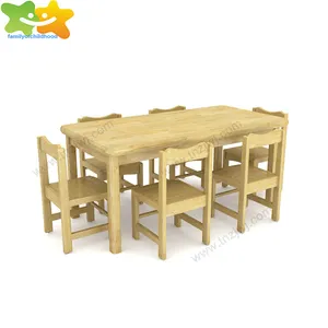 2015 guangzhou factory kindergarten wooden children furniture