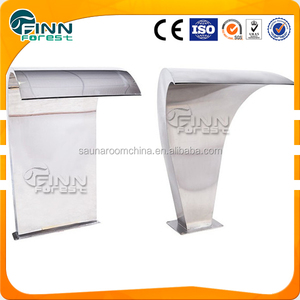 LED thay đổi màu sắc bằng thép không gỉ hồ bơi Thác sáng tạo hồ bơi công cụ & phụ kiện - Product Image 4