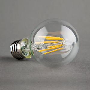 Bombilla de Filamento LED Vintage Haining <span class=keywords><strong>Mingshuai</strong></span> A60, Fuente de Luz de Vidrio Completo, 8w E27, Certificación CE, RoHS - Product Image 4