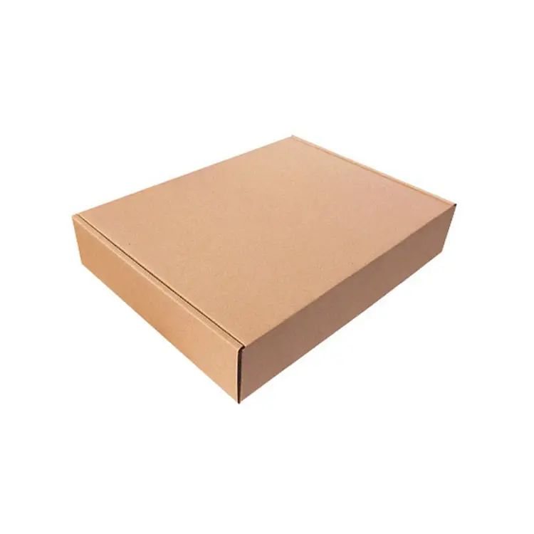 Corrugated Brown Hot Stamping Gold Silver E-commerce Tuck Tv Packaging Box Empaque De Carton Printed Rectangular Cardboard Boxes