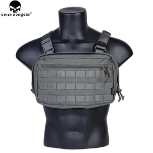 Emersongear EDC Chest Recon Tool Pouch Combat Cordura 500D Nylon Combat Molle Tactical Chest Rig Bag