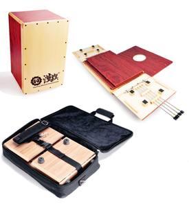 Tambour à main pliable en bois avec drapeau <span class=keywords><strong>de</strong></span> pêche, outil <span class=keywords><strong>de</strong></span> <span class=keywords><strong>Percussion</strong></span> verni, grand, Portable - Product Image 5