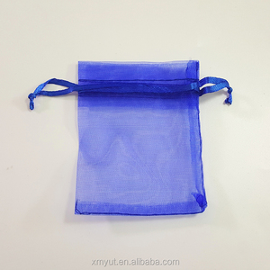 Benutzer definierte Größe gedruckt Organza Kordel zug Schmuck beutel mit Logo - Product Image 3