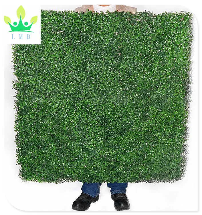 גדר המלאכותי תאשור מסך פרטיות, ירוק עד פנלים גידור צמח מזויף קיר 20 "x 20"