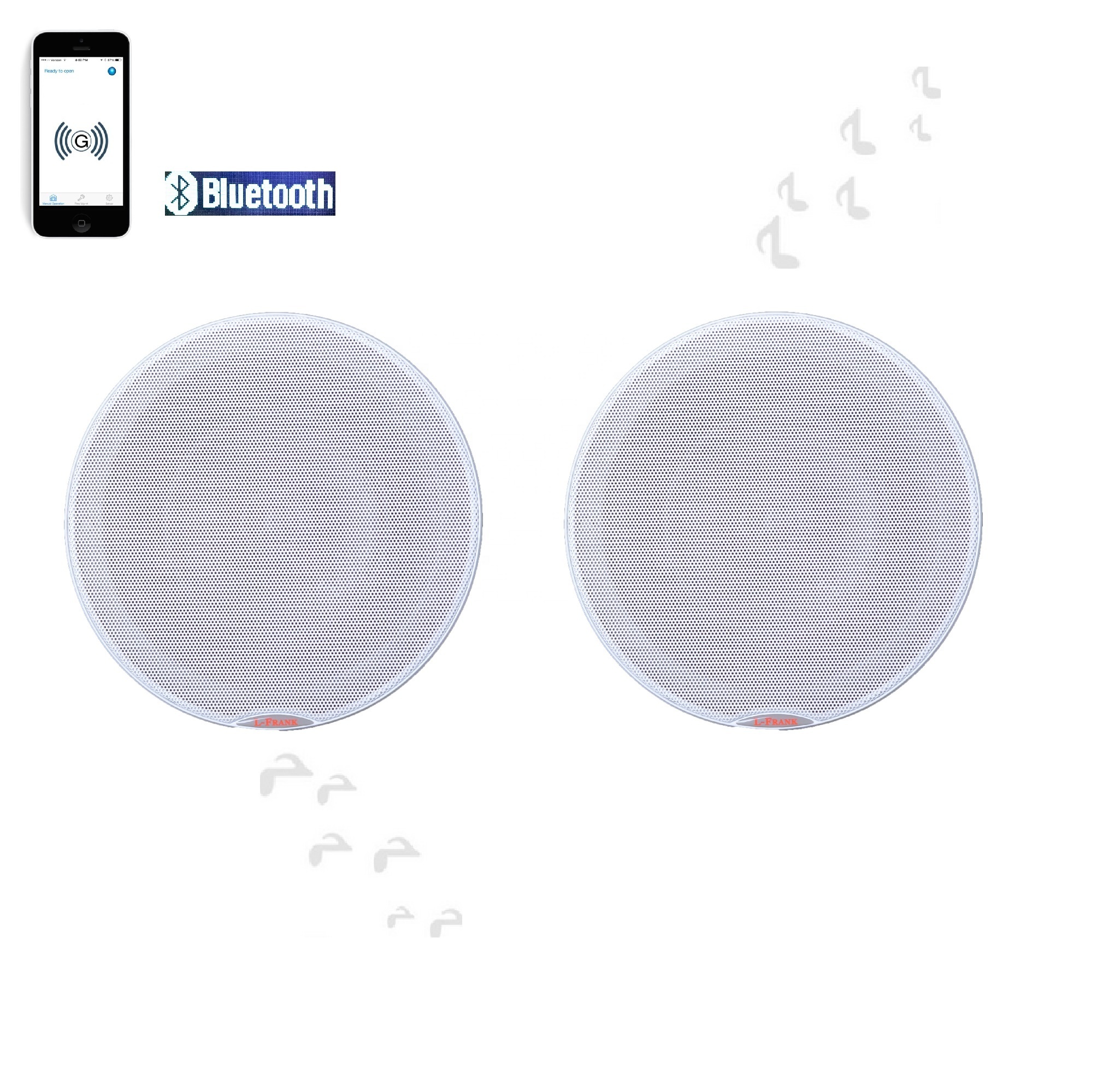 2026 Factory 2025 Factory Trade Price Active Amplified Frameless Ceiling Speaker for Pair Playing Phone Music For Public Address system music, · image 3