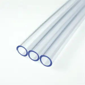 Custom flexible plastic pipe air tube transparent plastic tubes