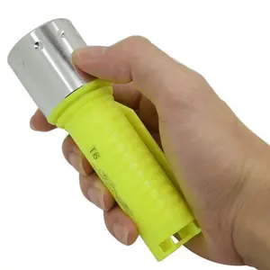 Clover Underwater Waterproof 1600Lm 18650 Powerful Torch Lamp Dive Scuba Flashlights LED XM-L T6 Diving Flashlight