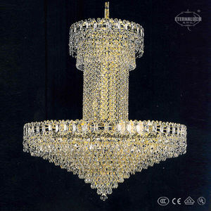De luxe unique et traditionnelle de couleur <span class=keywords><strong>or</strong></span> 18 lumière d'État forme empire. k9 gros cristal <span class=keywords><strong>bougie</strong></span> chandeliers etl80006b - Product Image 1