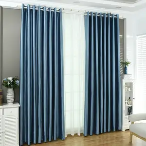 Top Seller 2023 Satin Silk Polyest Fabric Curtains,Luxury Curtains Designs Living Room Sets Blackout Cortinas Precios#